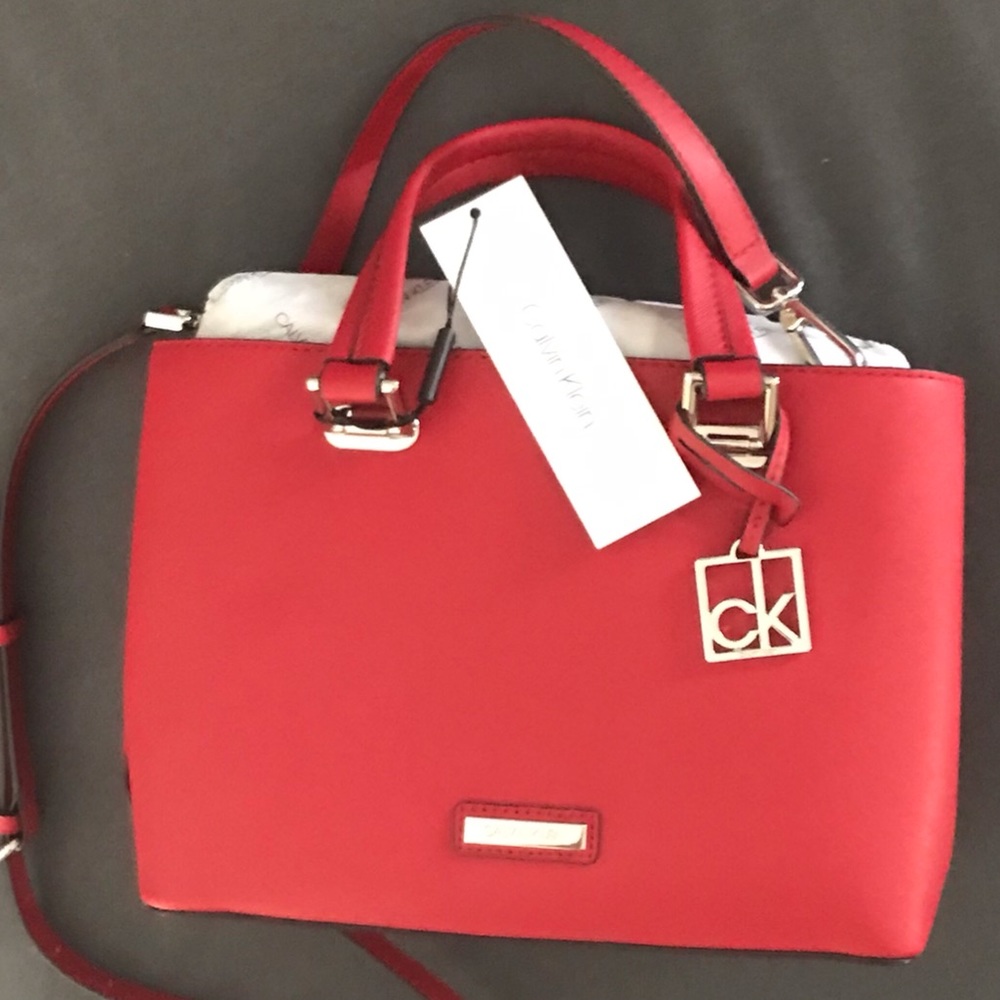 SOLD! Calvin Klein Key Item Saffaino Satchel